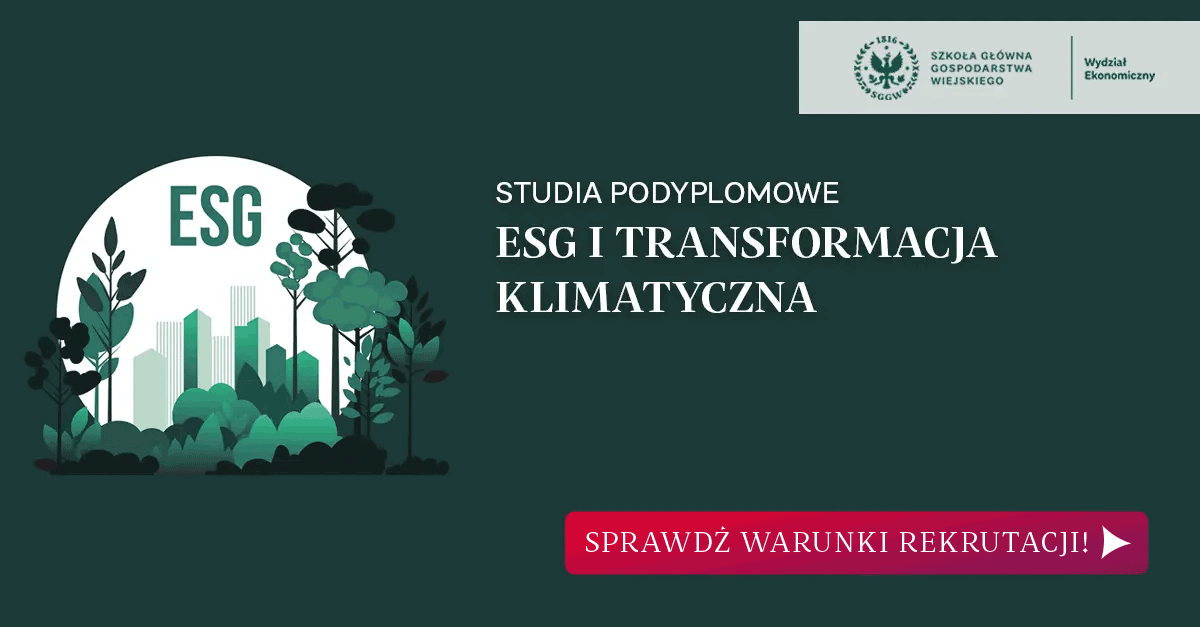 Studia Podyplomowe ESG i transformacja klimatyczna